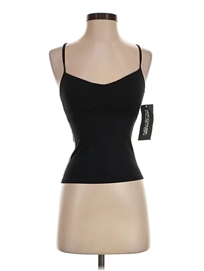 Pre-owned Assorted Brands Tank Top Black Strapless Neckline Tops