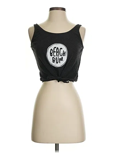 Pre-owned Assorted Brands Tank Top Black Sweetheart Neckline Tops