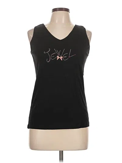 Assorted Brands Tank Top Black Sweetheart Neckline Tops