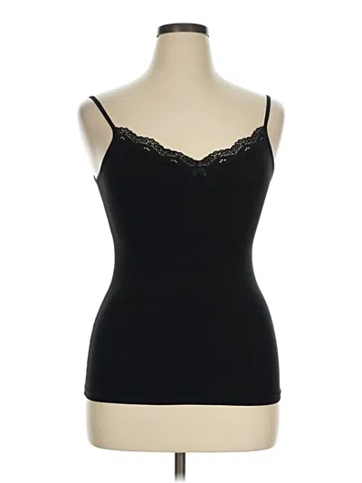 Pre-owned Assorted Brands Tank Top Black Sweetheart Neckline Tops