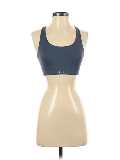 Pre-owned Assorted Brands Tank Top Blue Halter Neckline Tops