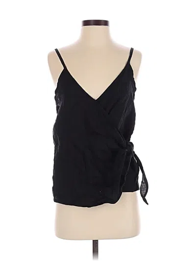 Pre-owned Assorted Brands Tank Top Blue Halter Neckline Tops