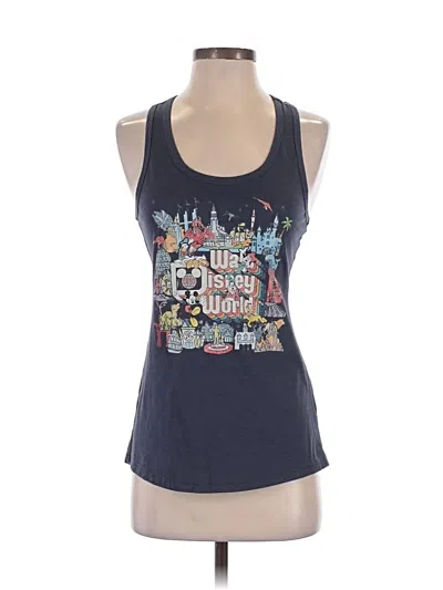 Pre-owned Assorted Brands Tank Top Blue Halter Neckline Tops