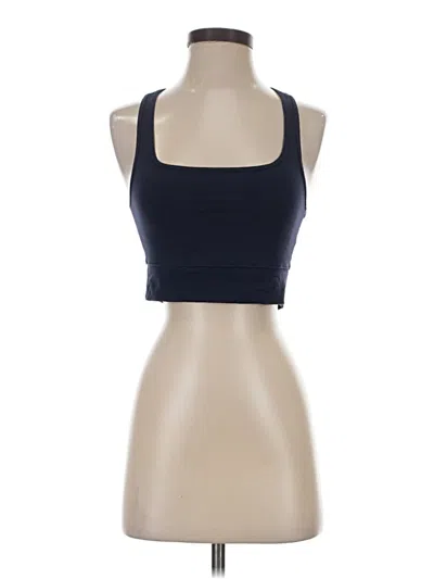 Pre-owned Assorted Brands Tank Top Blue Halter Neckline Tops