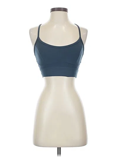 Pre-owned Assorted Brands Tank Top Blue Halter Neckline Tops