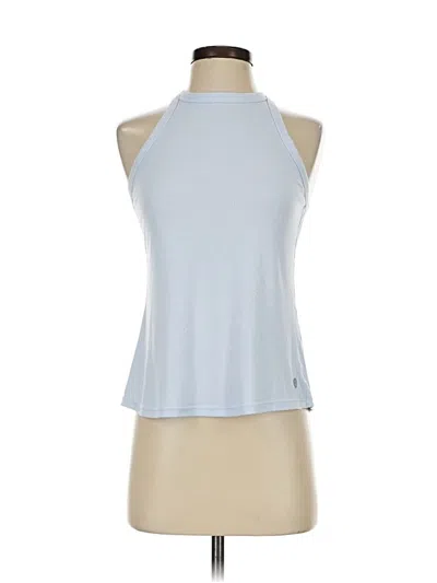Pre-owned Assorted Brands Tank Top Blue Halter Neckline Tops