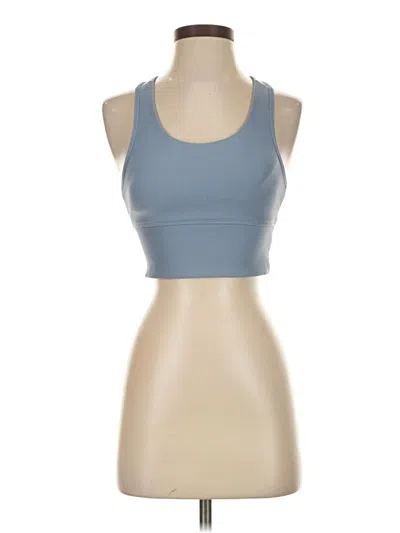 Pre-owned Assorted Brands Tank Top Blue Halter Neckline Tops