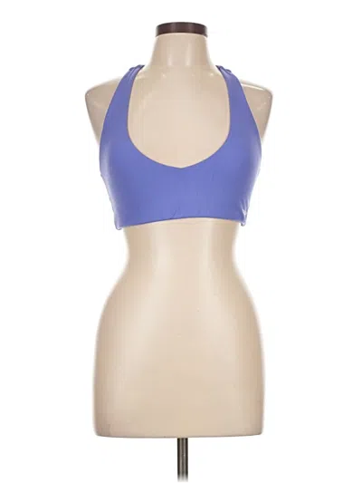 Pre-owned Assorted Brands Tank Top Blue Halter Neckline Tops
