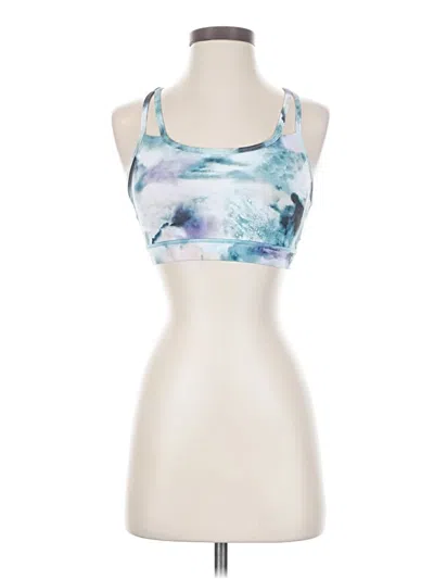 Pre-owned Assorted Brands Tank Top Blue Halter Neckline Tops