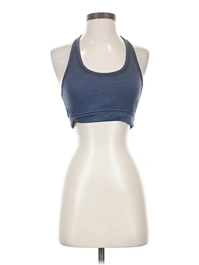 Pre-owned Assorted Brands Tank Top Blue Halter Neckline Tops