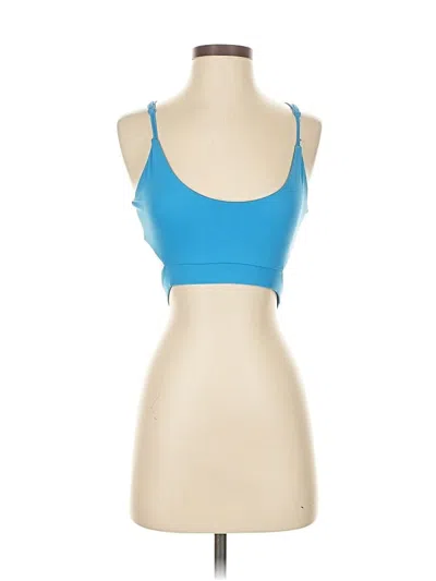 Pre-owned Assorted Brands Tank Top Blue Strapless Neckline Tops