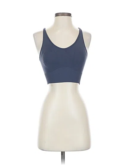 Pre-owned Assorted Brands Tank Top Blue Strapless Neckline Tops