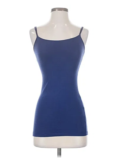 Pre-owned Assorted Brands Tank Top Blue Strapless Neckline Tops