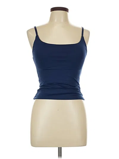 Pre-owned Assorted Brands Tank Top Blue Strapless Neckline Tops