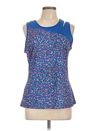 Pre-owned Assorted Brands Tank Top Blue Strapless Neckline Tops