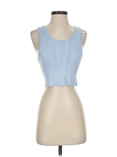 Pre-owned Assorted Brands Tank Top Blue Strapless Neckline Tops