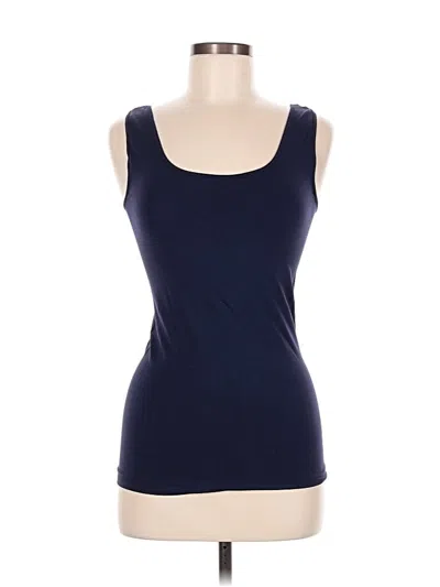 Pre-owned Assorted Brands Tank Top Blue Strapless Neckline Tops