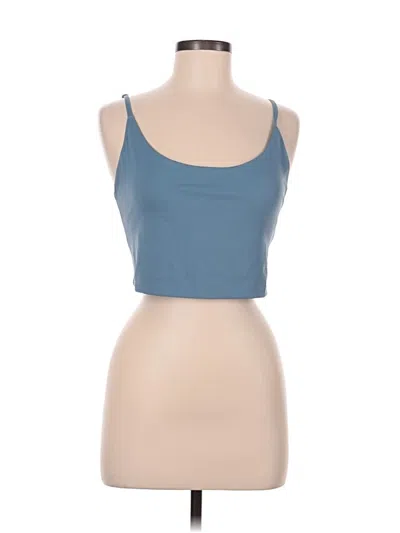 Pre-owned Assorted Brands Tank Top Blue Strapless Neckline Tops