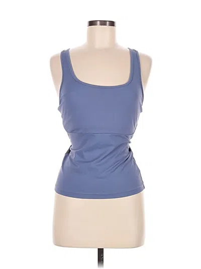 Pre-owned Assorted Brands Tank Top Blue Strapless Neckline Tops