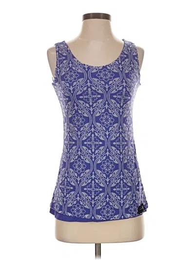 Pre-owned Assorted Brands Tank Top Blue Strapless Neckline Tops
