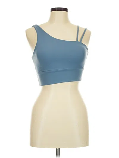 Pre-owned Assorted Brands Tank Top Blue Strapless Neckline Tops