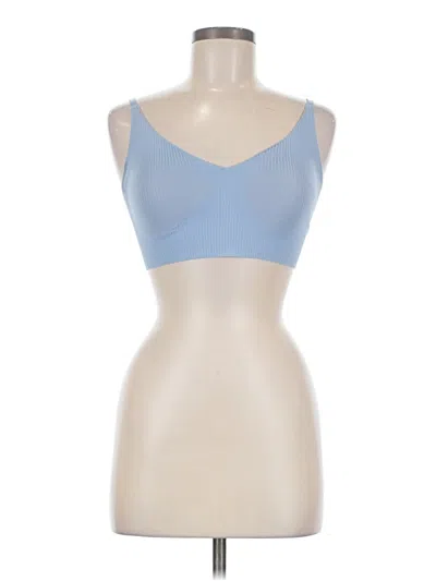 Pre-owned Assorted Brands Tank Top Blue Strapless Neckline Tops