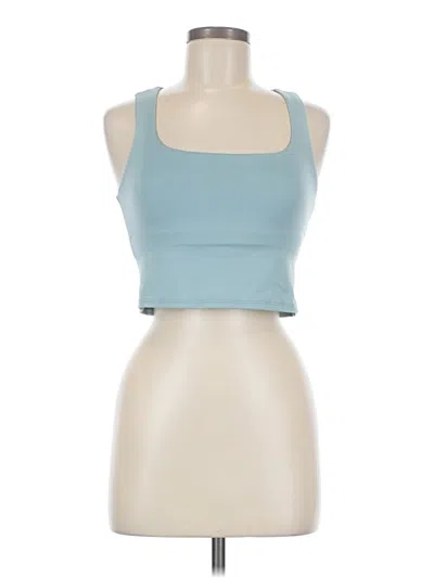 Pre-owned Assorted Brands Tank Top Blue Strapless Neckline Tops