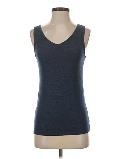 Pre-owned Assorted Brands Tank Top Blue V-neck Tops