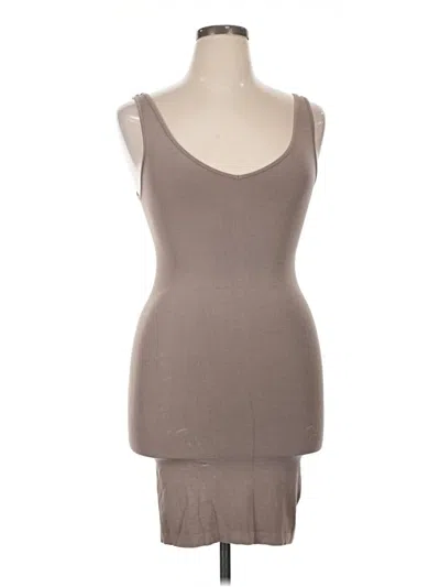Pre-owned Assorted Brands Tank Top Brown Strapless Neckline Tops