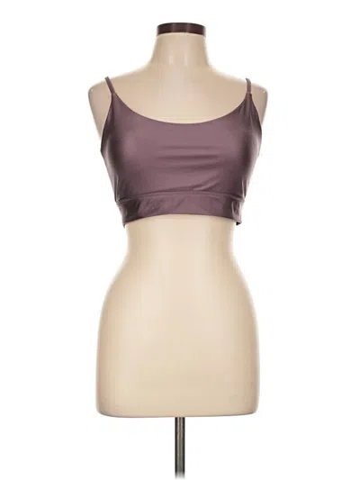 Pre-owned Assorted Brands Tank Top Brown Strapless Neckline Tops