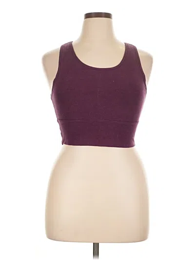 Pre-owned Assorted Brands Tank Top Burgundy Halter Neckline Tops