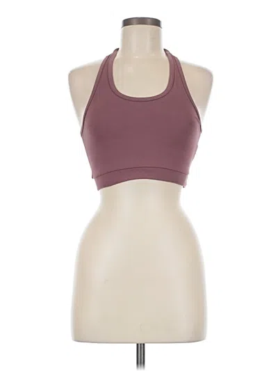 Pre-owned Assorted Brands Tank Top Burgundy Halter Neckline Tops