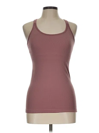 Pre-owned Assorted Brands Tank Top Burgundy Halter Neckline Tops