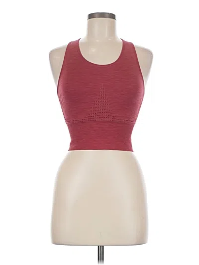 Pre-owned Assorted Brands Tank Top Burgundy Halter Neckline Tops