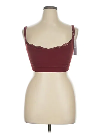 Assorted Brands Tank Top Burgundy Sweetheart Neckline Tops