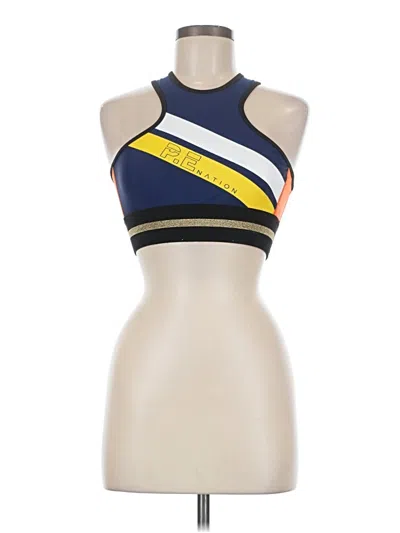 Pre-owned Assorted Brands Tank Top Gold Halter Neckline Tops