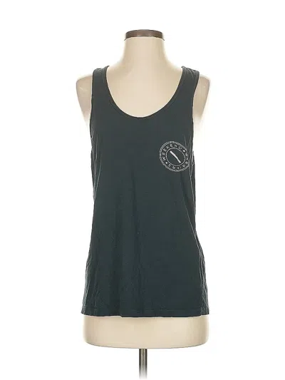 Pre-owned Assorted Brands Tank Top Gray Halter Neckline Tops