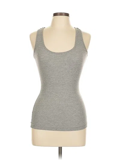 Pre-owned Assorted Brands Tank Top Gray Halter Neckline Tops
