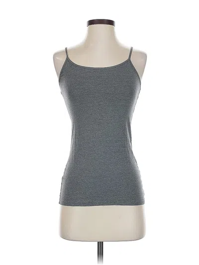 Pre-owned Assorted Brands Tank Top Gray Halter Neckline Tops