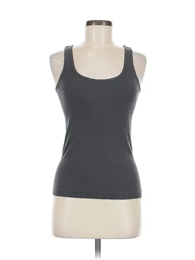 Pre-owned Assorted Brands Tank Top Gray Halter Neckline Tops