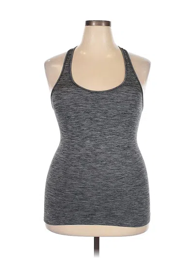 Pre-owned Assorted Brands Tank Top Gray Halter Neckline Tops