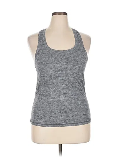 Pre-owned Assorted Brands Tank Top Gray Halter Neckline Tops