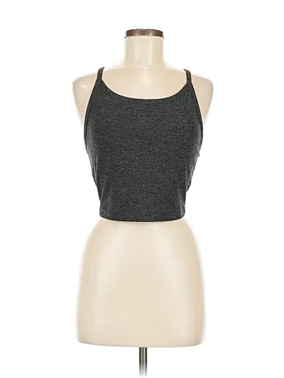 Pre-owned Assorted Brands Tank Top Gray Halter Neckline Tops