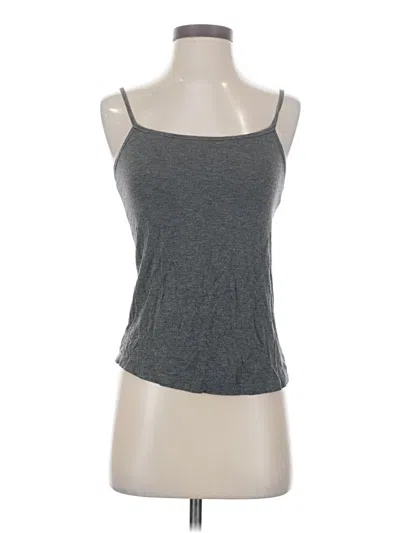 Pre-owned Assorted Brands Tank Top Gray Halter Neckline Tops