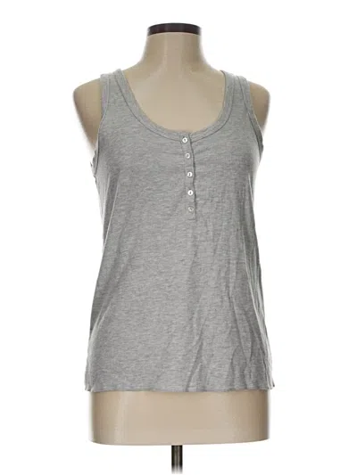 Pre-owned Assorted Brands Tank Top Gray Halter Neckline Tops