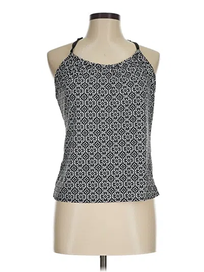 Pre-owned Assorted Brands Tank Top Gray Halter Neckline Tops