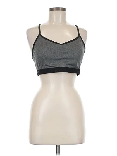 Pre-owned Assorted Brands Tank Top Gray Halter Neckline Tops