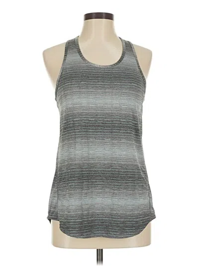 Pre-owned Assorted Brands Tank Top Gray Halter Neckline Tops