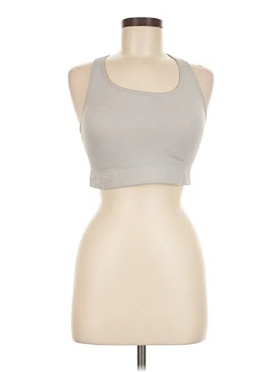 Pre-owned Assorted Brands Tank Top Gray Halter Neckline Tops