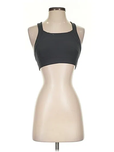 Pre-owned Assorted Brands Tank Top Gray Halter Neckline Tops
